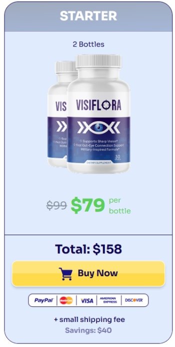 Single bottle starter pack pricing option for daily eye support supplement with 30-day supply