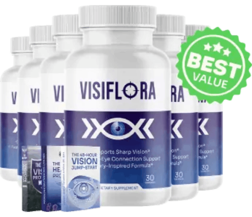 Special limited offer banner for natural eye health supplement with savings promotion and reduced price deal